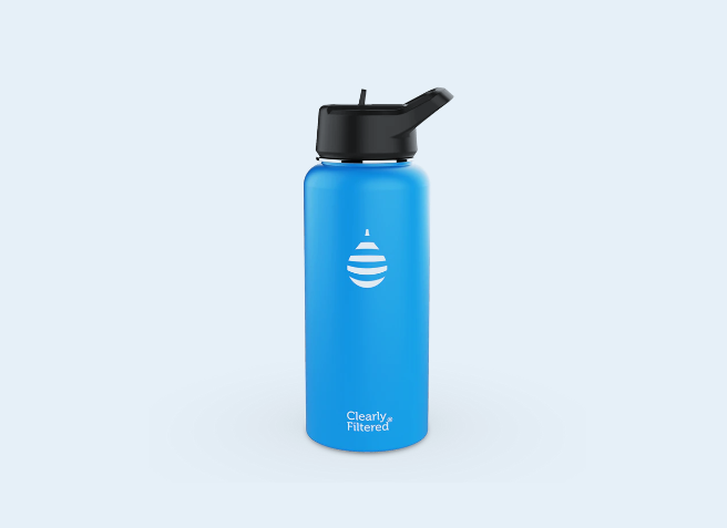 32oz Stainless Steel Filtered Water Bottle
