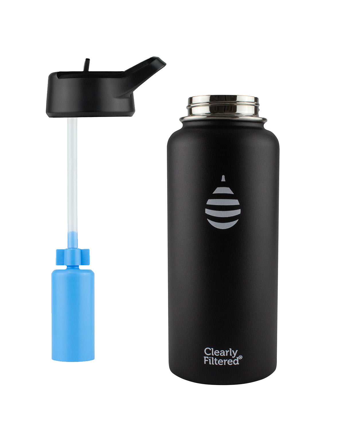 32oz Stainless Steel Filtered Water Bottle