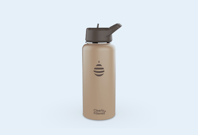32oz Stainless Steel Filtered Water Bottle