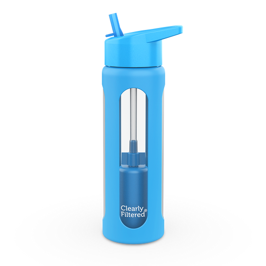 24oz Tritan Filtered Water Bottle BPA free
