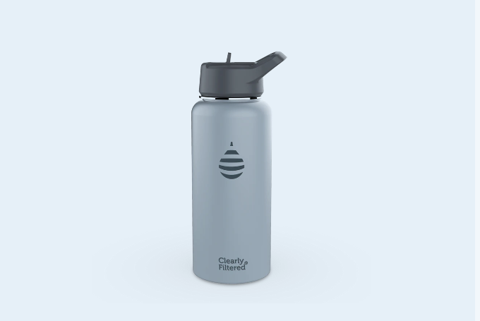 32oz Stainless Steel Filtered Water Bottle