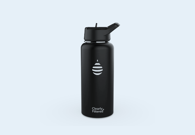 32oz Stainless Steel Filtered Water Bottle