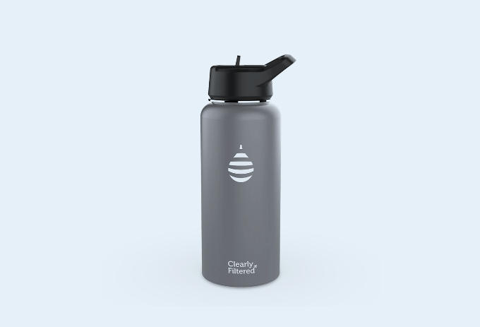 32oz Stainless Steel Filtered Water Bottle