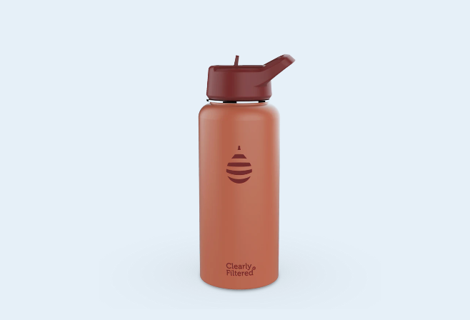 32oz Stainless Steel Filtered Water Bottle