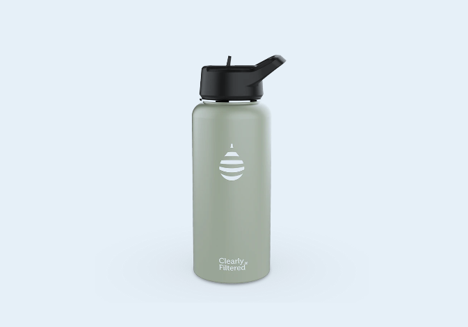 32oz Stainless Steel Filtered Water Bottle