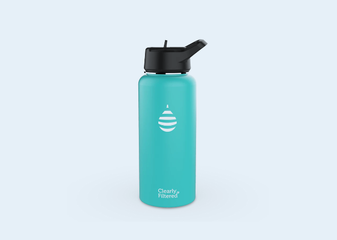 32oz Stainless Steel Filtered Water Bottle