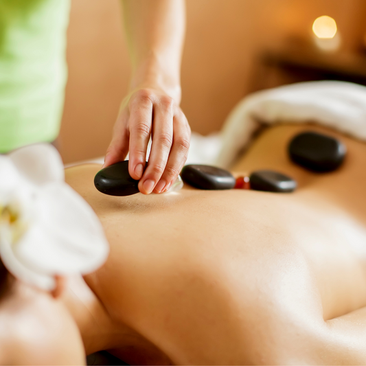 Hot stone massage